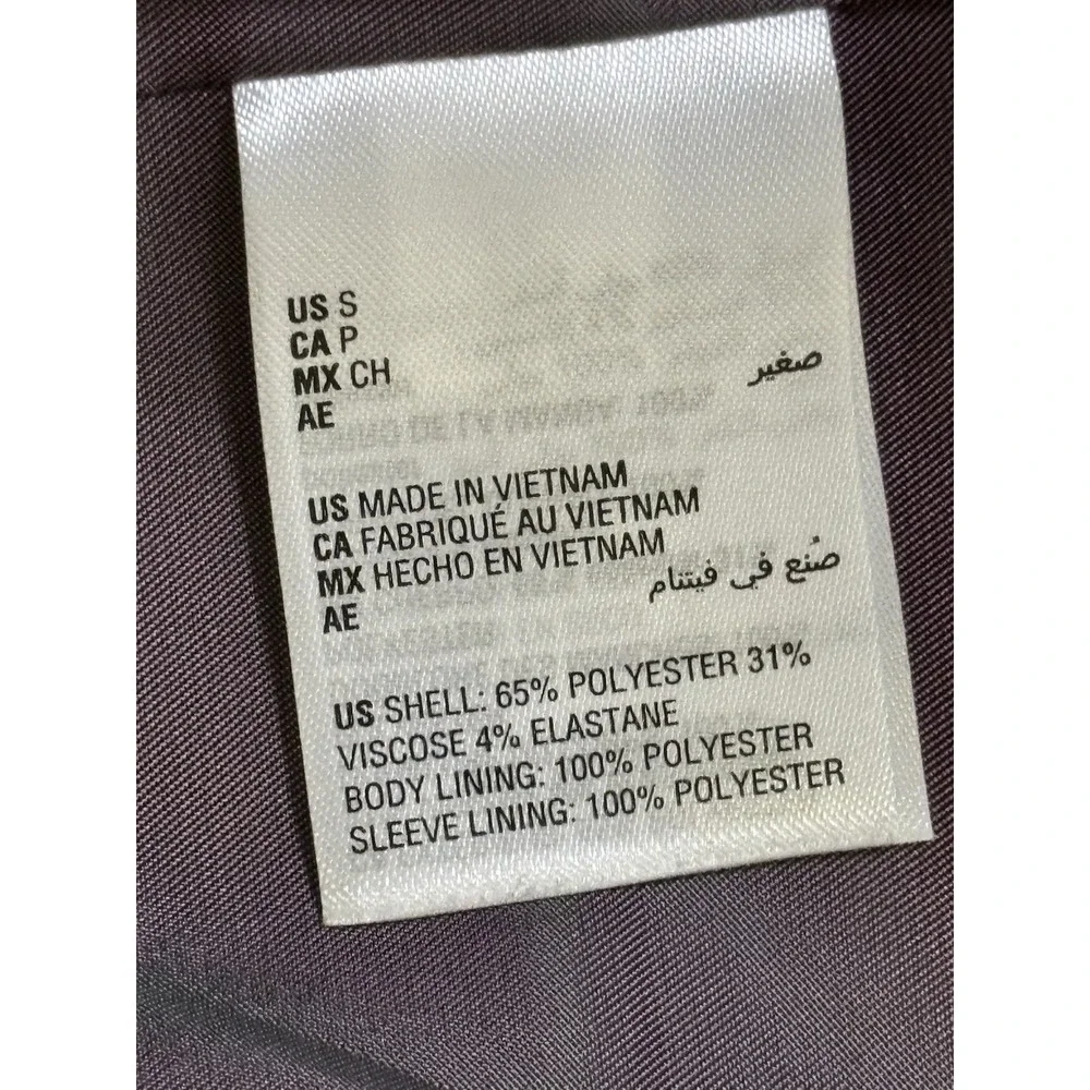INC International Concepts Men Slim Fit Blazer Jacket Black Purple Lining Sz S⁠